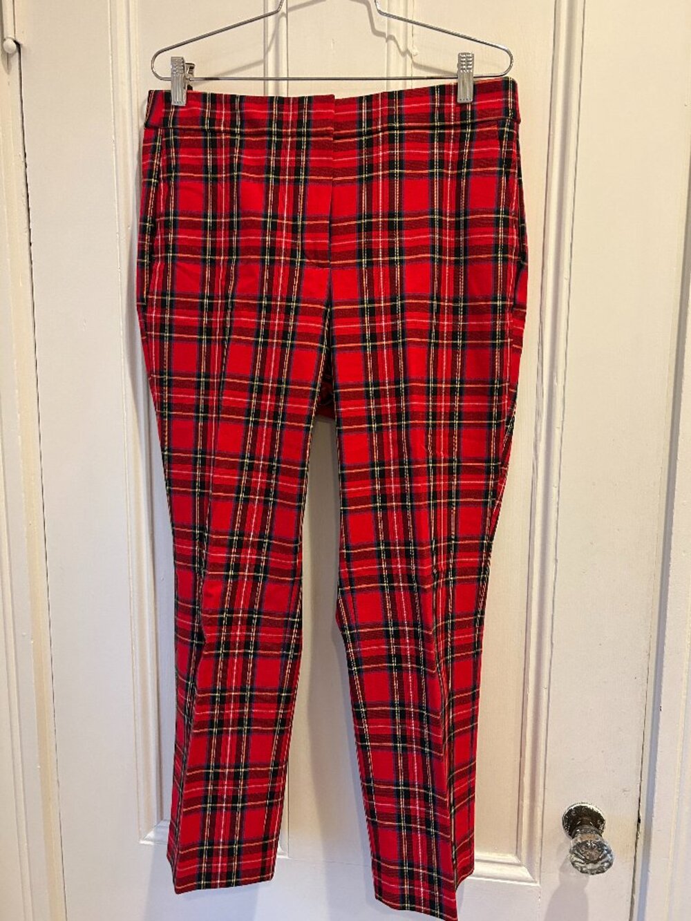 J.Crew Stewart Plaid Pants Women’s Size 12 Style BU806